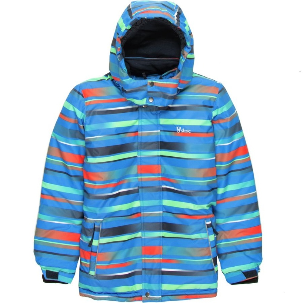 Stoic Alpino Striped Ski Jacket Boys Size 3. NEW